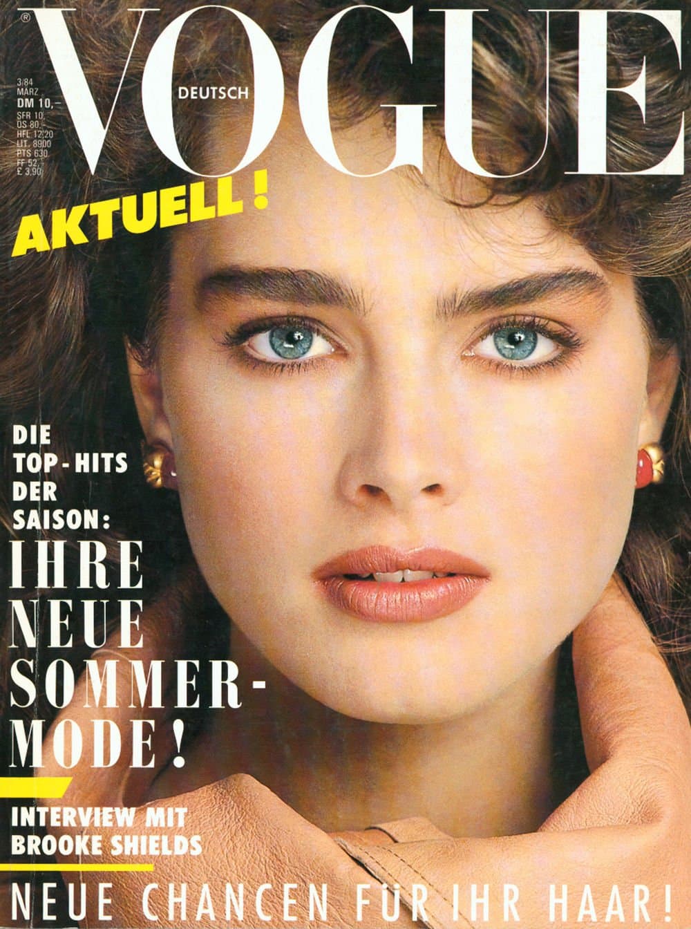 1984-3 Brooke Shields Vogue cover 1984-3 Brooke Shields Vogue cover