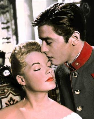 Romy Schneider & Alain Delon Characters: Christine Weiring, Franz Lobheiner Film: Christine (FR/IT 1958) Director: Pierr Romy Schneider & Alain Delon Characters: Christine Weiring, Franz Lobheiner Film: Christine (FR/IT 1958) Director: Pierr