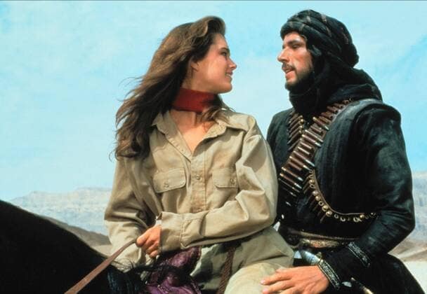 Brooke Shields & Lambert Wilson Characters: Dale & Jaffar Film: Sahara (1983) Director: Andrew V. Mclaglen 01 December 1 Brooke Shields & Lambert Wilson Characters: Dale & Jaffar Film: Sahara (1983) Director: Andrew V. Mclaglen 01 December 1