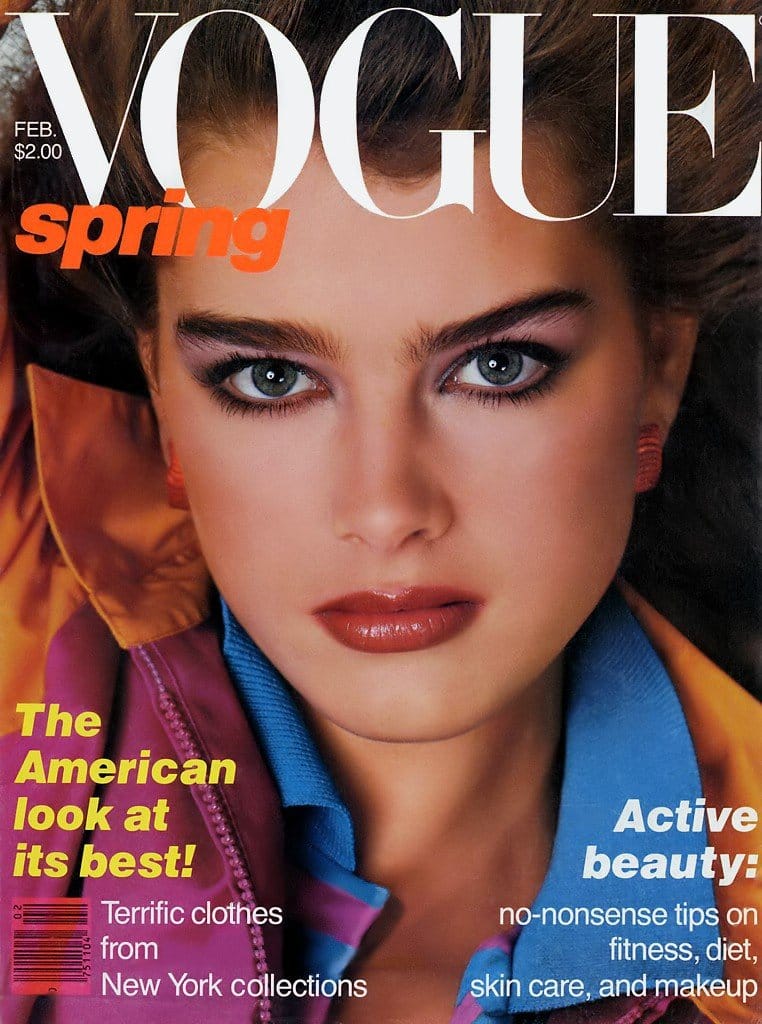 1980-2 Brooke Shields Vogue cover