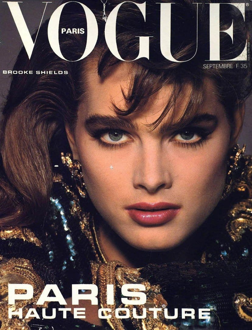 1983-9 Brooke Shields Vogue cover 1983-9 Brooke Shields Vogue cover