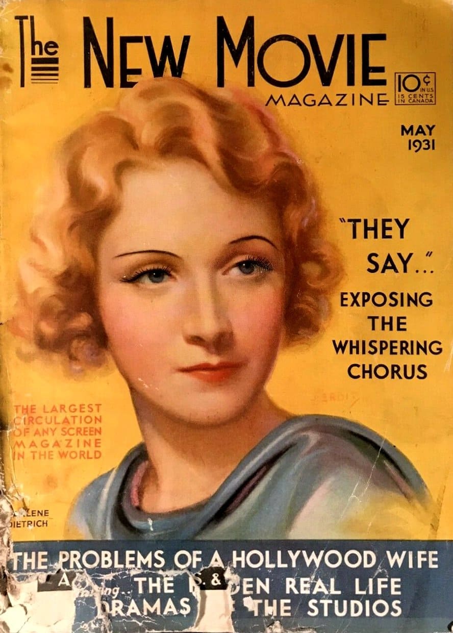 1931 Marlene Dietrich cover (4）