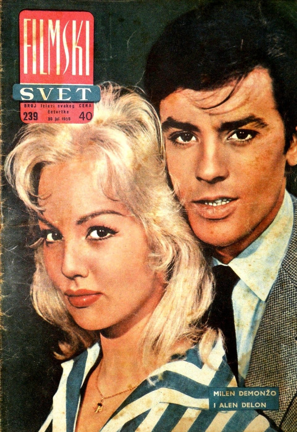 1958 Alain Delon cover (2) 1958 Alain Delon cover (2)